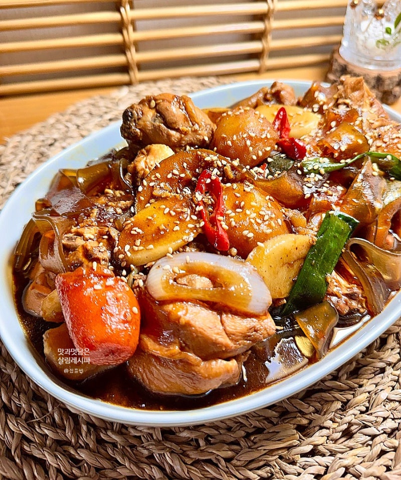 간장 닭도리탕 만들기 간장찜닭 황금레시피