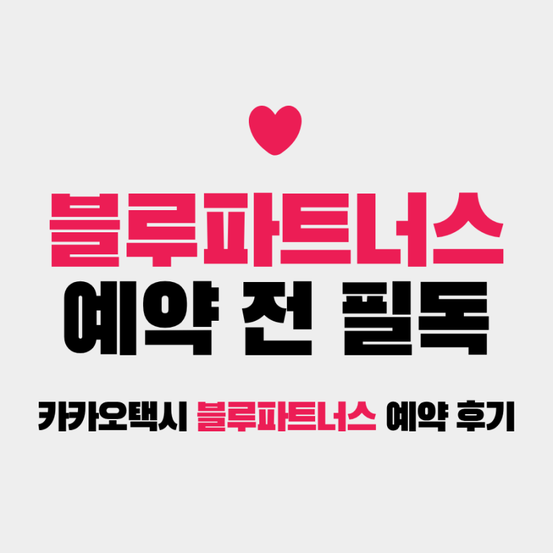 새벽 카카오T 블루파트너스 예약, 배차까지 얼마나 걸릴까? (인천공항 새벽 택시 후기)