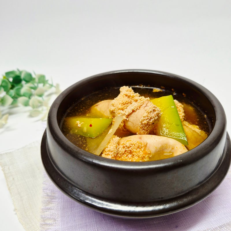 명란 호박 찌개 끓이는 법 애호박과 명란으로 간단하게 명란 호박 찌개 레시피