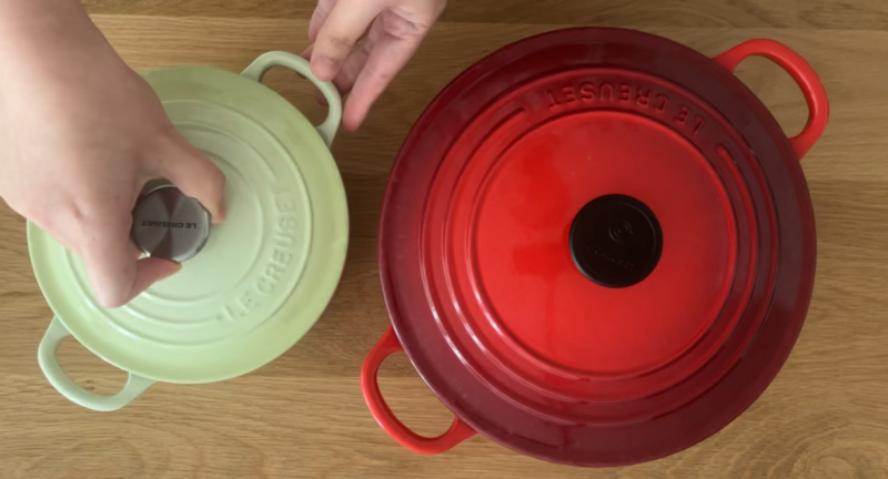 8년째 쓰는 르쿠르제 냄비, 아직도 잘 쓰는 이유 / 16cm VS 22cm