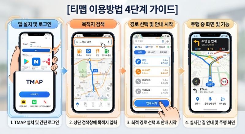 티맵 앱설정부터 이용까지 총정리