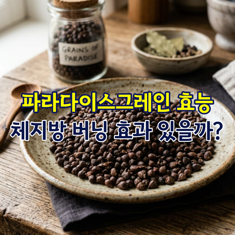 파라다이스그레인 효능, 체지방 버닝 효과 있을까?