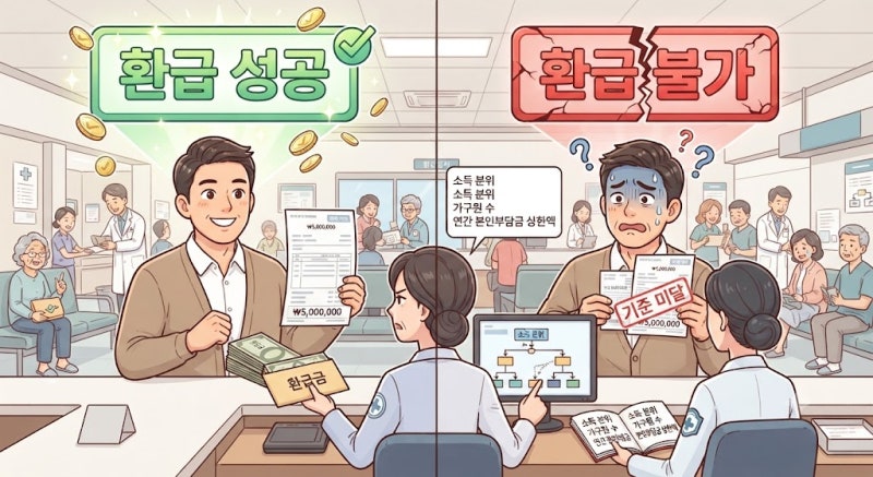 2026 본인부담상한제 환급금 조회, 같은 진료비인데 돌려받는 사람·못 받는 사람 갈리는 이유