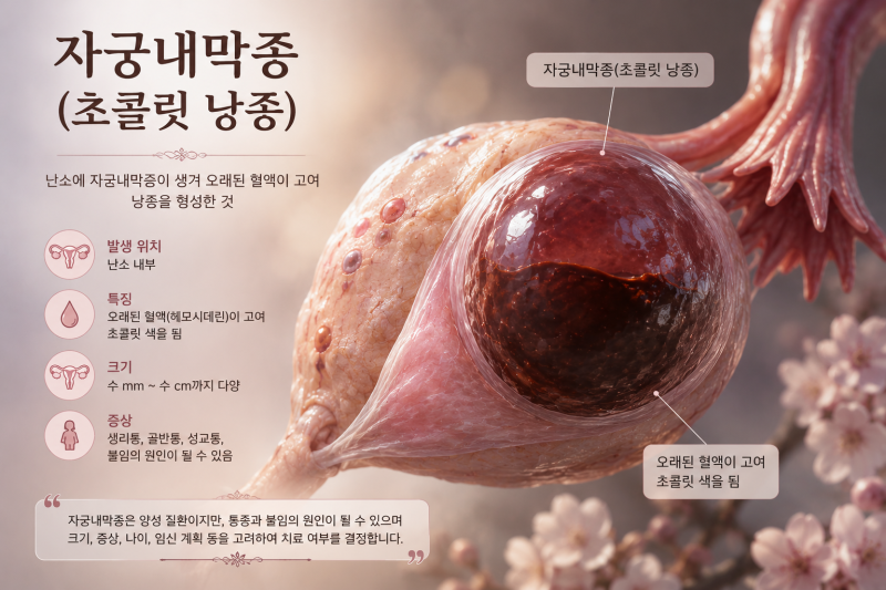 난소 자궁내막종, 얼마나 크면 수술해야 할까?