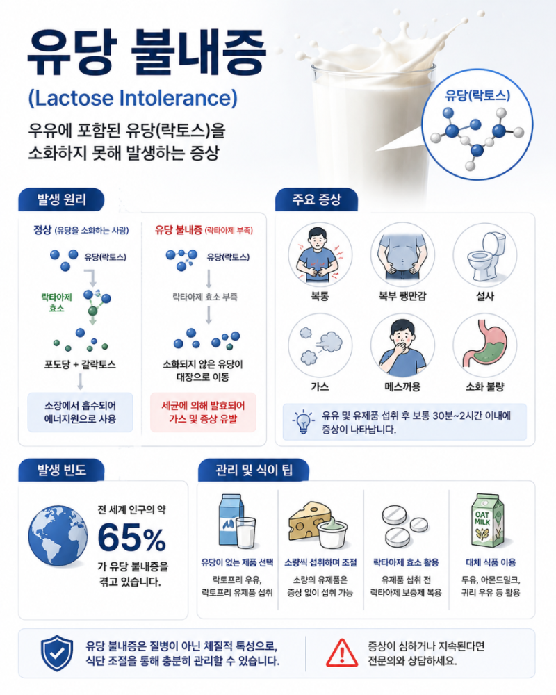 우유만 마시면 배가 아픈 당신에게, '유당불내증' 원인과 해결법 총정리!