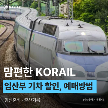 맘편한 코레일 신청방법 (임산부 기차 할인, 코레일 앱 KTX 예매 순서 총정리)