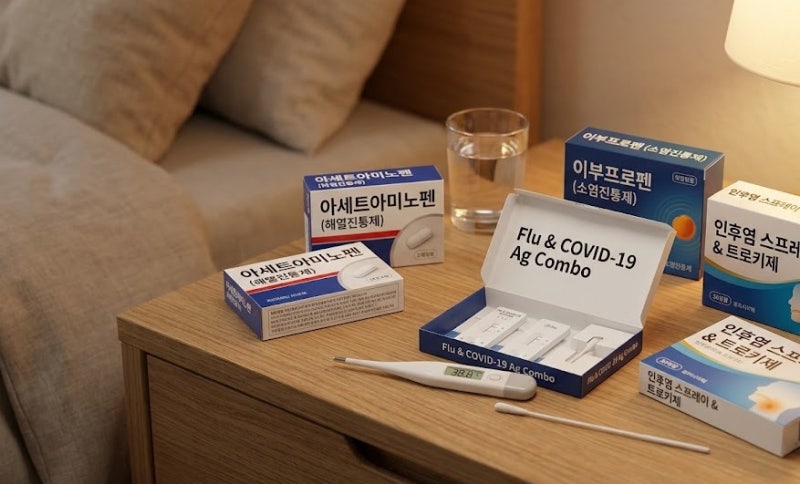 "독감·코로나 동시 유행 시기" 증상별 상비약 복용법 및 비대면 진료 활용 팁