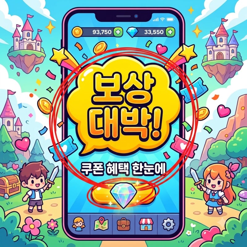 골드에 탈것까지 대박.. 제우스 오만의신 쿠폰 등록법과 아이폰 입력 팁