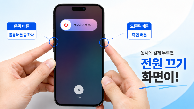 아이폰 전원 끄는 법, 켜는 법! 시리즈별로 재부팅 방법이 다르네?