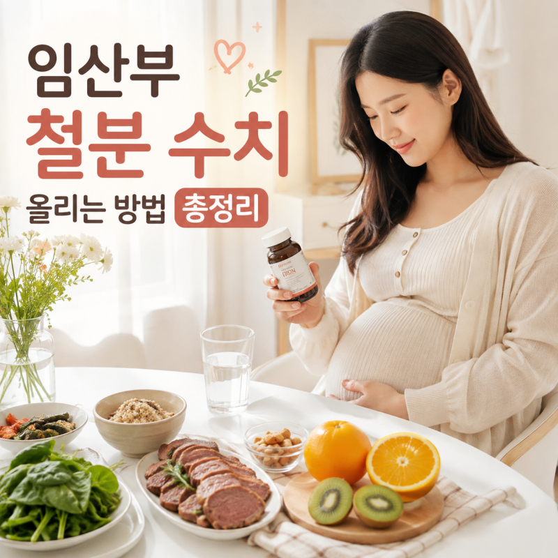 임산부 철분 수치 올리는 방법, 철분제부터 음식까지 제대로 관리하기