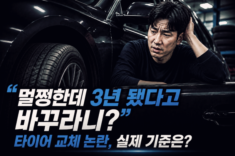“멀쩡한데 3년 됐다고 바꾸라니?” 타이어 교체 논란, 실제 기준은?