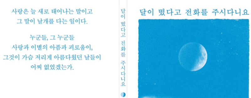 김용택 시인 대표시 해석과 감상, 섬진강에서 달이 떴다고 전화를 주시다니요까지