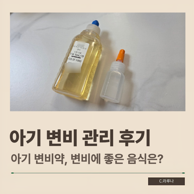 7개월 아기 변비 관리 후기, 변비에 좋은 음식