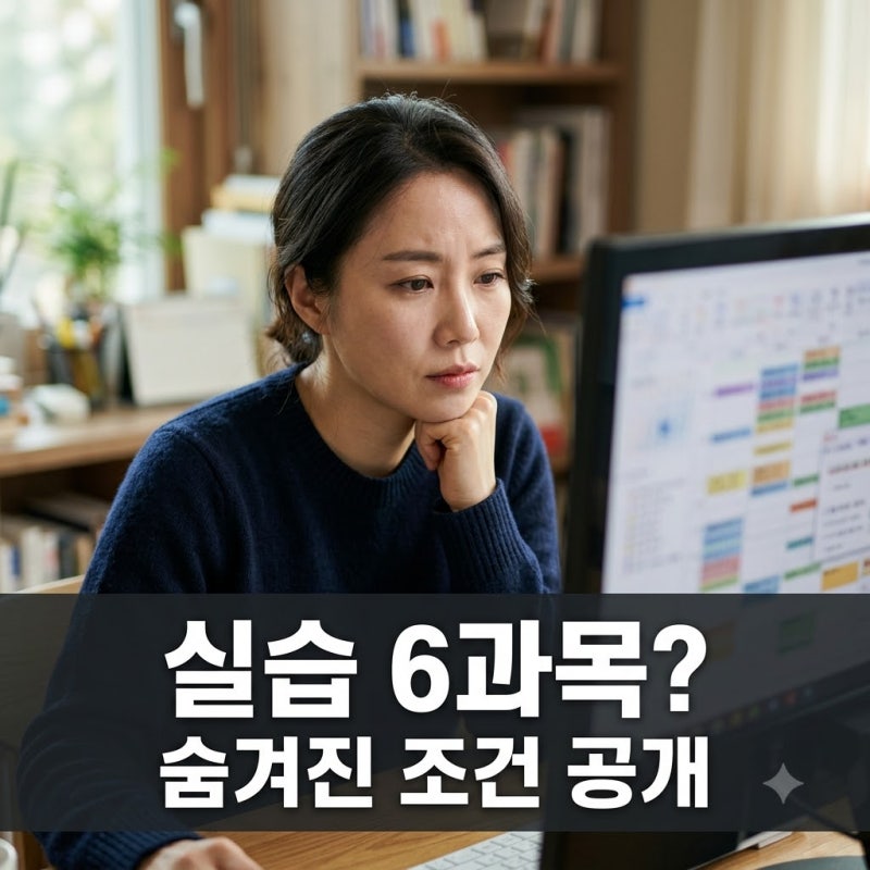 사회복지사2급실습, 딱 6과목만 들으면 된다고?