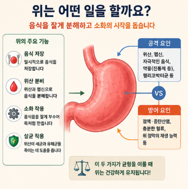 위염·위궤양·헬리코박터균은 어떻게 연결될까?｜위 쉽게 이해하기