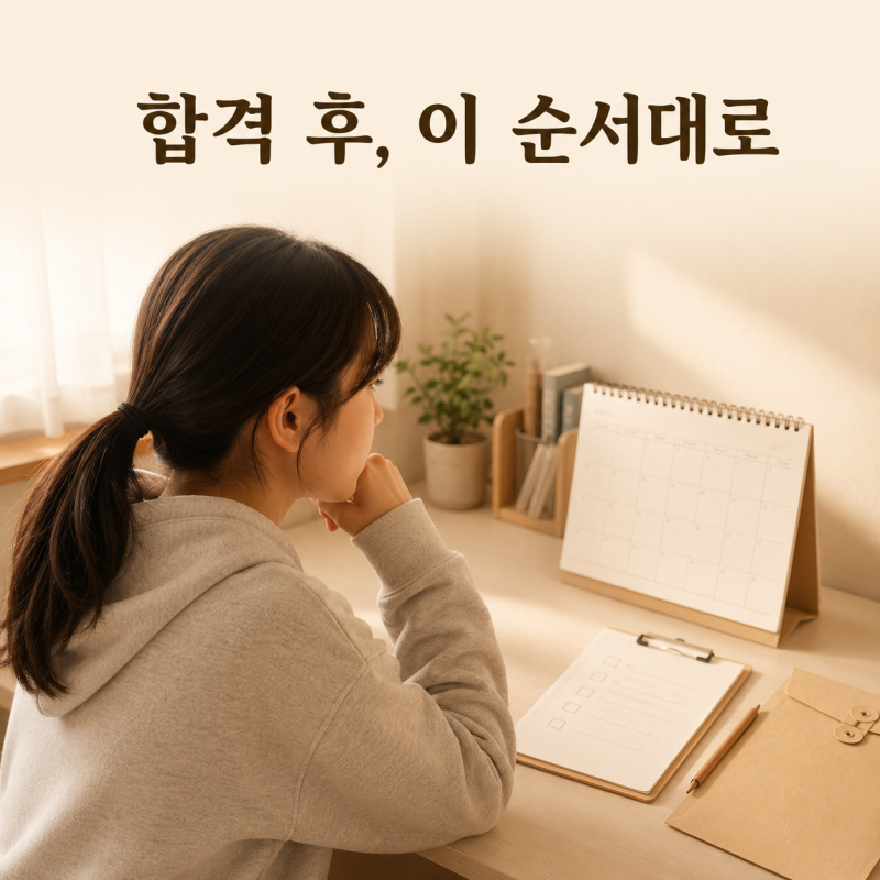 검정고시 합격 후 무엇부터 해야 할까요? 수능 원서접수·수시 지원·증명서 발급 순서