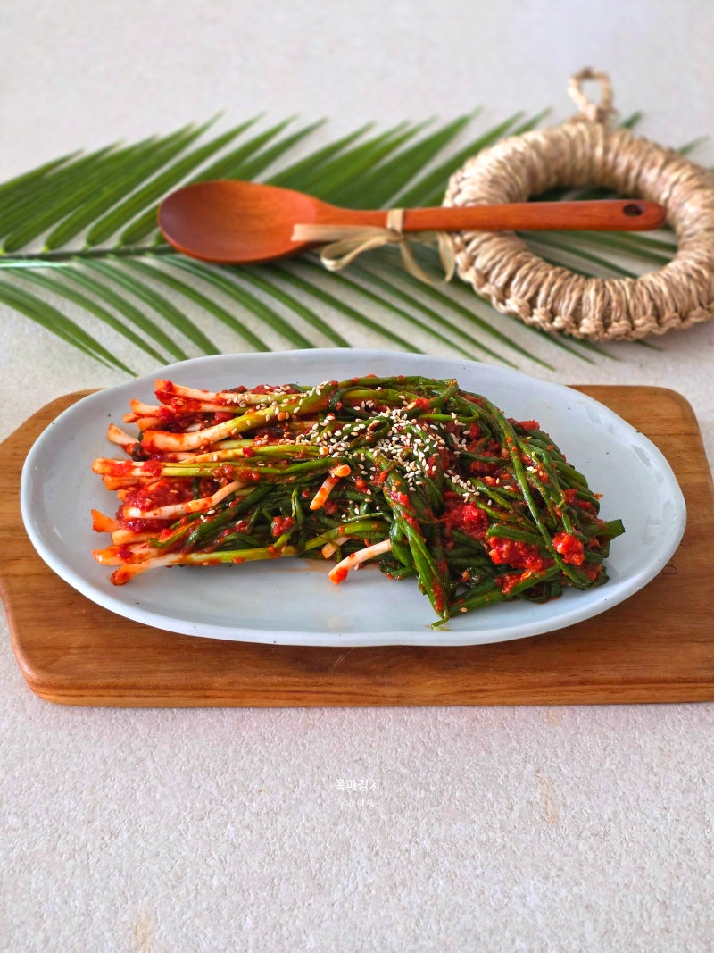 쪽파김치 맛있게 담그는법 쪽파김치 레시피 쪽파요리