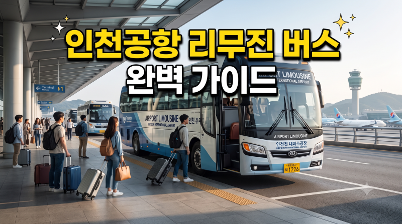 2026 최신 인천공항 리무진 시간표·요금표 완벽 가이드 (서울/경기/지방 노선 총정리)