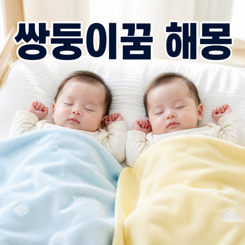 쌍둥이꿈 해몽｜일란성·이란성·쌍둥이를 낳고 돌보는 장면별 풀이