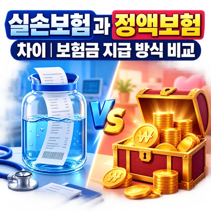 실손보험과 정액보험 차이