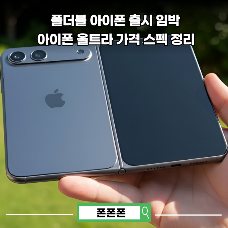 아이폰 폴더블 드디어 나오나 300만원 넘는 아이폰 울트라 괜찮을까