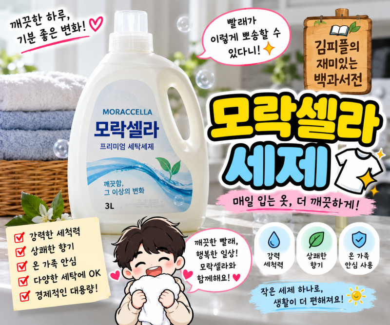 모락셀라 세제 뭐길래?｜빨래 쉰내 원인부터 피지 모락셀라 사용법까지 총정리