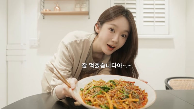 강민경 다이어트 잡채, 칼로리와 재료의 차이 공개