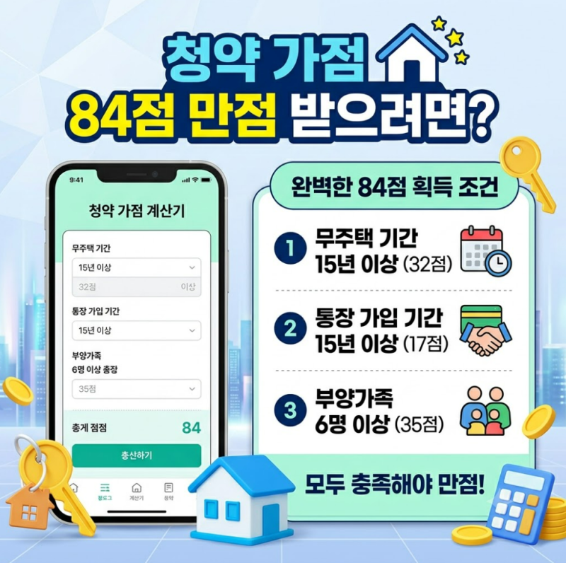 2026년 최신 청약통장 1순위 조건 총정리 (국민주택 vs 민영주택 차이·예치금·월 25만원 변경)