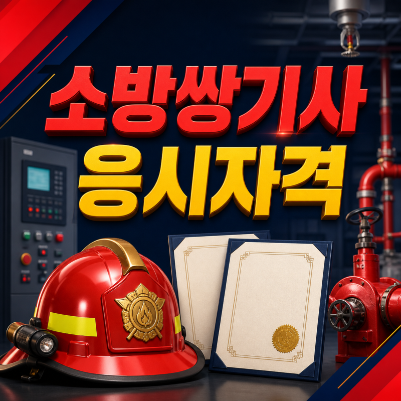 소방쌍기사 응시자격, 전기·기계분야 준비조건 정리