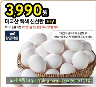 홈플러스 미국산 계란 30구 3,990원｜계란 유통기한·소비기한, 난각번호 직접 확인해봤어요