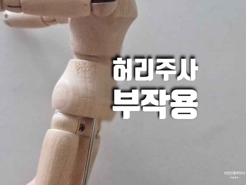 허리통증 신경차단술 주사 비용 부작용 놀라지마
