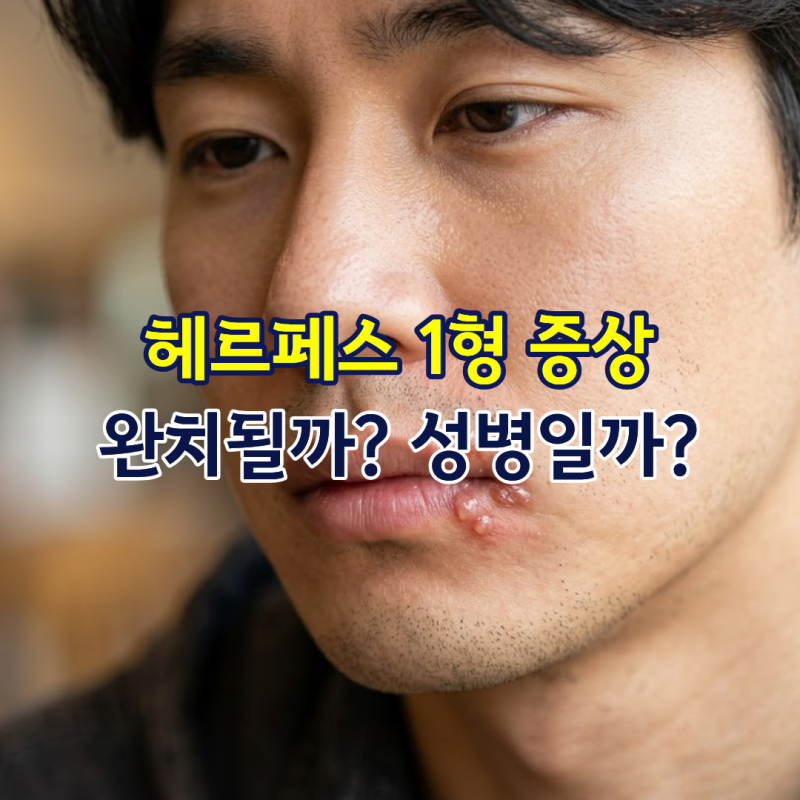 헤르페스 1형 증상, 완치될까? 성병일까