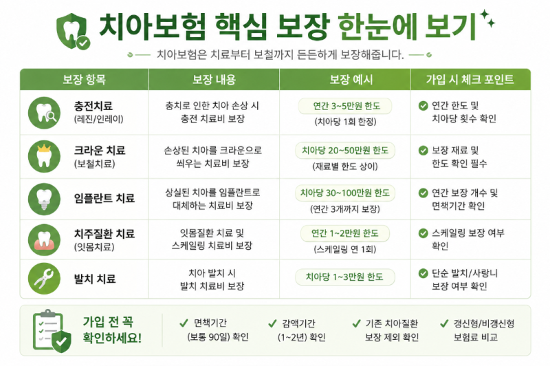 치아보험 크라운 치료 보장될까? 크라운 종류별 장단점까지 쉽게 정리