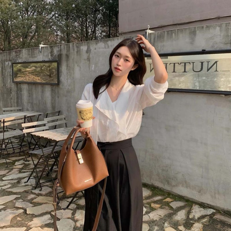 가방 고민 끝! 가을 무드와 수납력을 다 잡은 찰스앤키스 찬스 리사이클 턴락 버킷백 솔직 분....