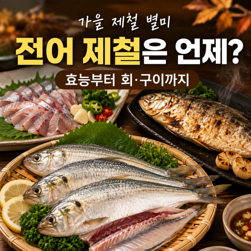 가을 전어 제철은 언제? 효능부터 전어회·구이 맛있게 먹는 법