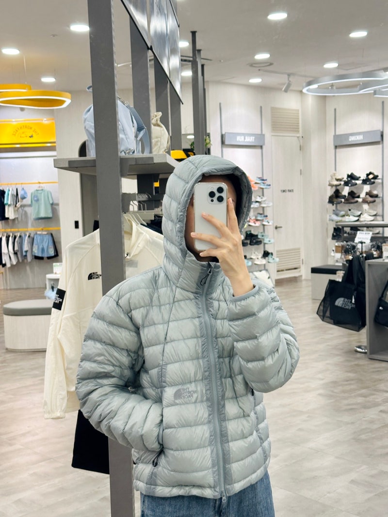 노스페이스 경량패딩 칼릭스 웨이브 실착 사이즈 후기
