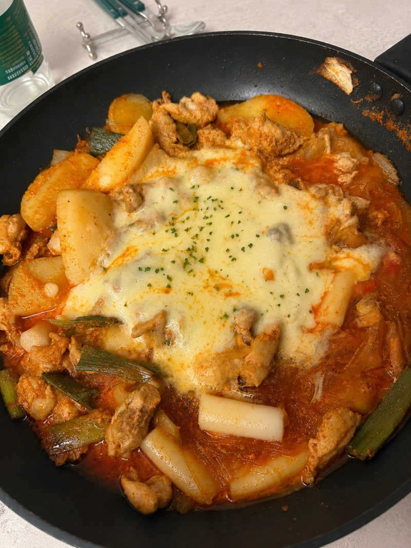 생크림없이 불닭로제찜닭 간단 레시피