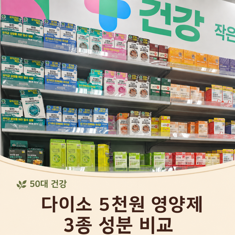 다이소 5천원 액상 영양제 3종 비교, 마그네슘·밀크씨슬·테아닌 뭘 고를까?