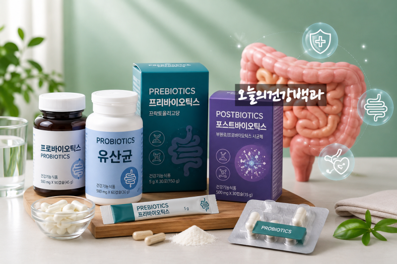 프로바이오틱스 유산균 효능, 다이어트에도 좋을까? 프로·프리·포스트 차이와 섭취 기준