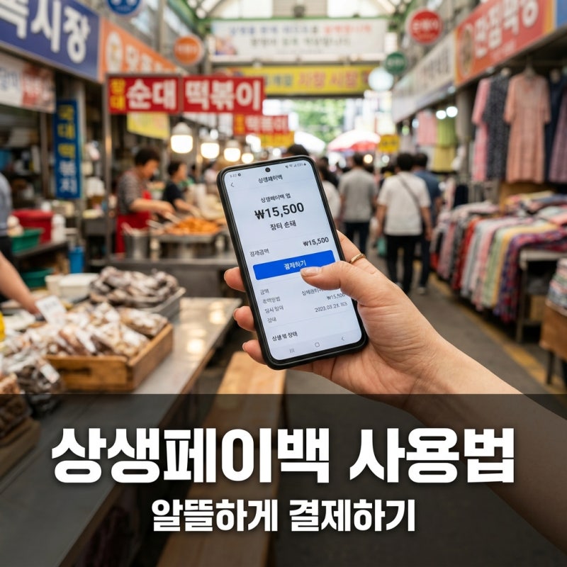 상생페이백 사용방법 완벽 정리! 디지털 온누리상품권 결제 및 가맹점 찾기