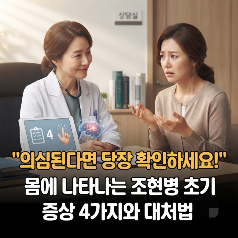 "의심된다면 당장 확인하세요!" 몸에 나타나는 조현병 초기 증상 4가지와 골든타임 대처법
