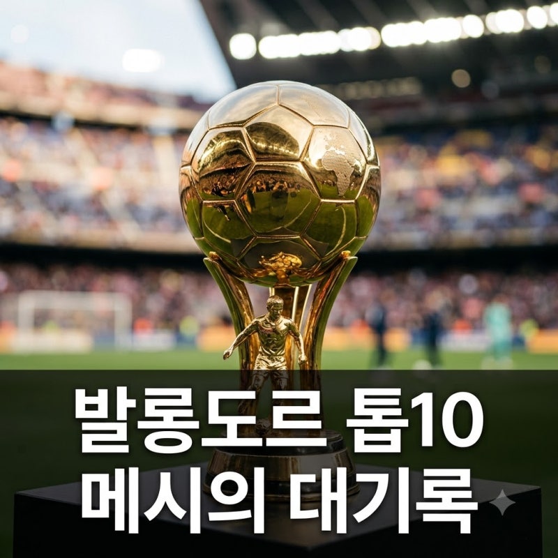 리오넬 메시 2026발롱도르 TOP10 포함 가능성과 현재 배당 순위 분석