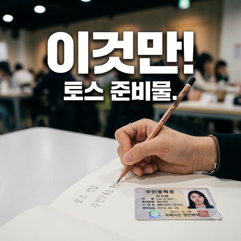 토익스피킹 준비물, 이것만 챙기면 끝! 신분증부터 필기도구까지 완벽 정리