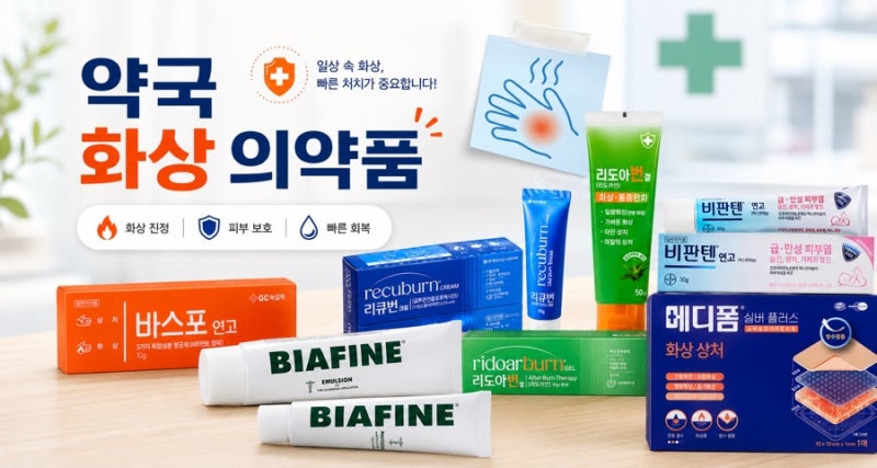 약국 화상 의약품