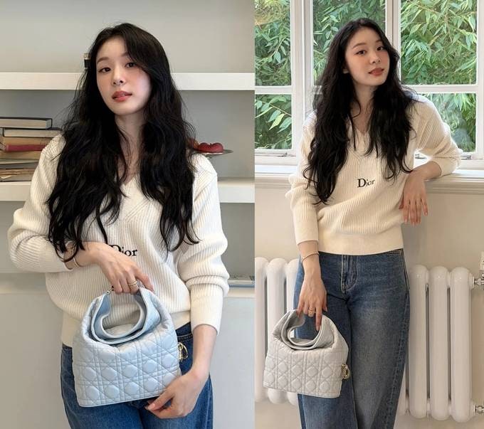 김연아 청바지에 든 가방 뭐길래? 디올에서 새로 나온 신상백이었다