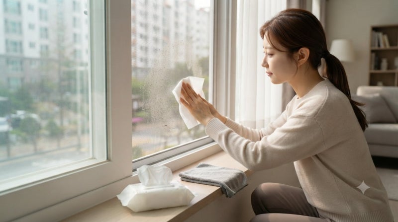 방충망 먼지 청소 방법! 물티슈로 간편하게 깨끗하게 닦는 꿀팁