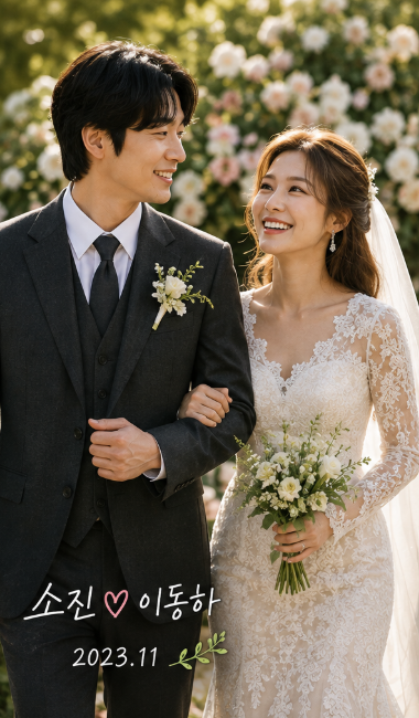 30만 원대 드레스로 결혼했다고? 소진 결혼식이 더 특별하게 느껴졌던 이유