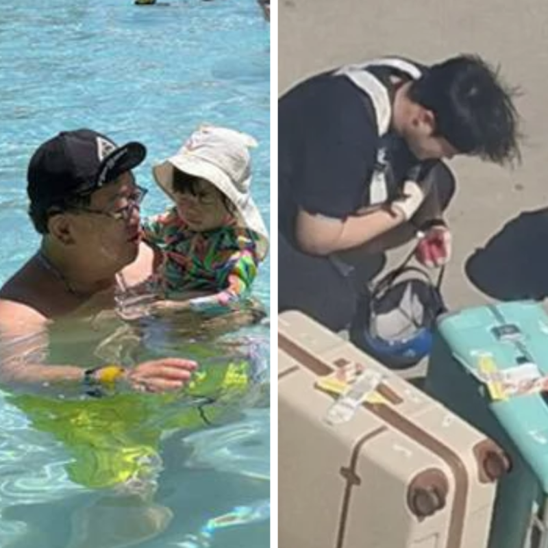 "미숙한 판단" 사과한 박수홍, 같은 괌 여행 속 이용식 근황