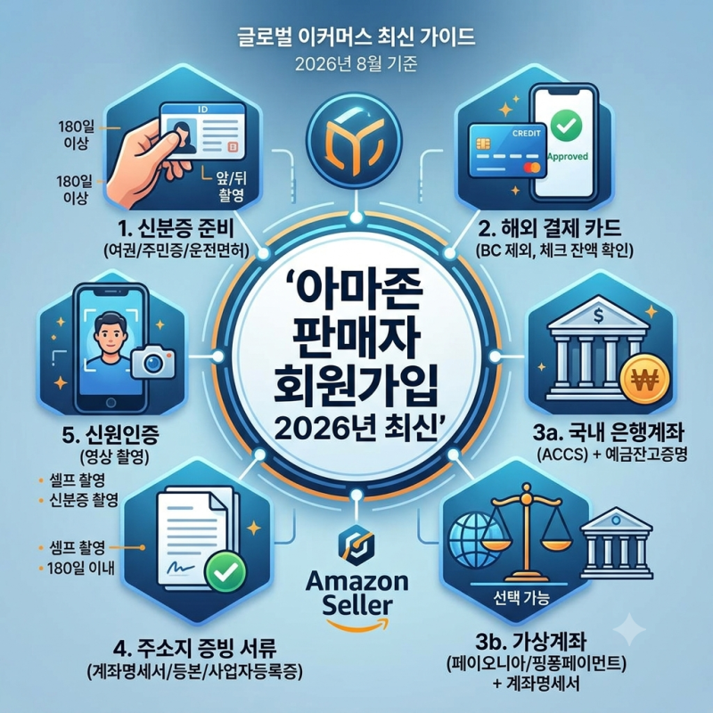 아마존 판매 시작 - 아마존 판매자 회원가입 2026년 최신