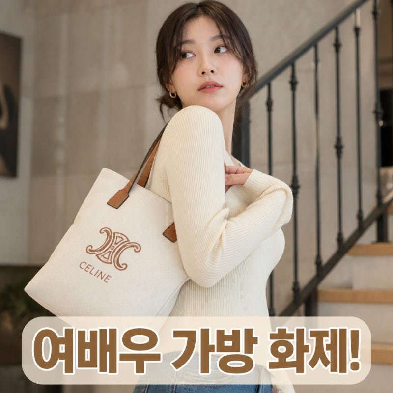 연예인 효과 미모 물오른 여배우 가방 화제의 이유